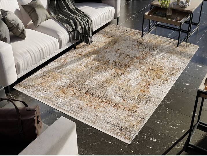 Kurzflorteppich Auroras Elegance Beige/Beige 40 x 60cm Mischgewebe