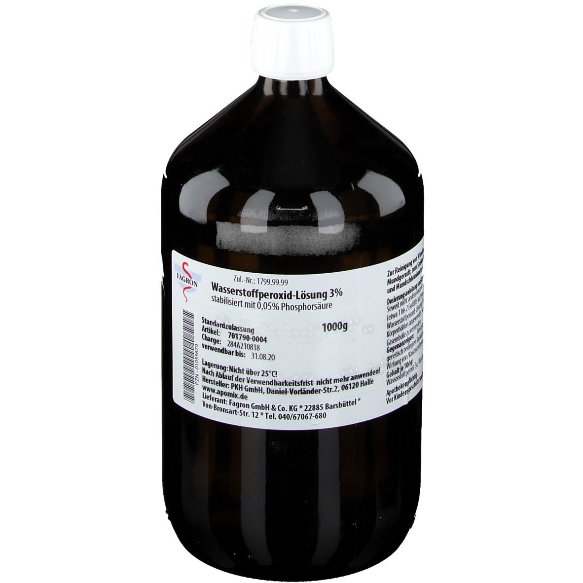 Wasserstoffperoxid Lösung 3% 1000 g