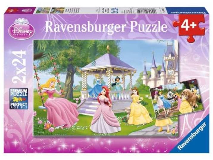 Ravensburger puzzel Disney Princess Betoverende prinsessen - 2x24 stukjes - kinderpuzzel