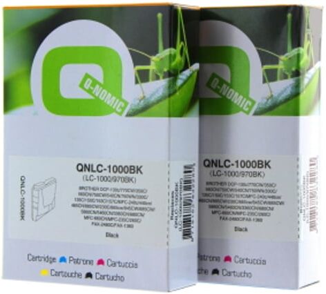 Q-Nomic LC1000BTP Pack ahorro 2 x negro
