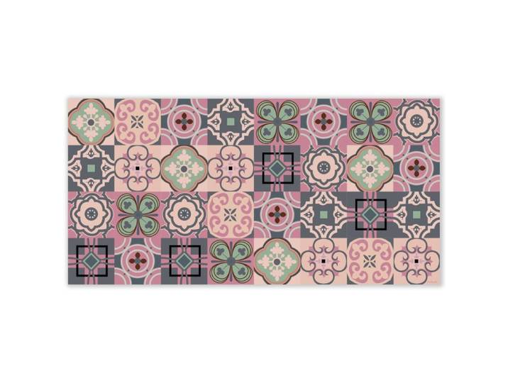 Mubusi Tapis Vinyle Berbère Rose 120x240 cm - Tapis Chambre en Vinyle