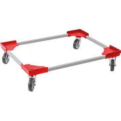Transportwagen, Transportroller rot 610 x 810 mm