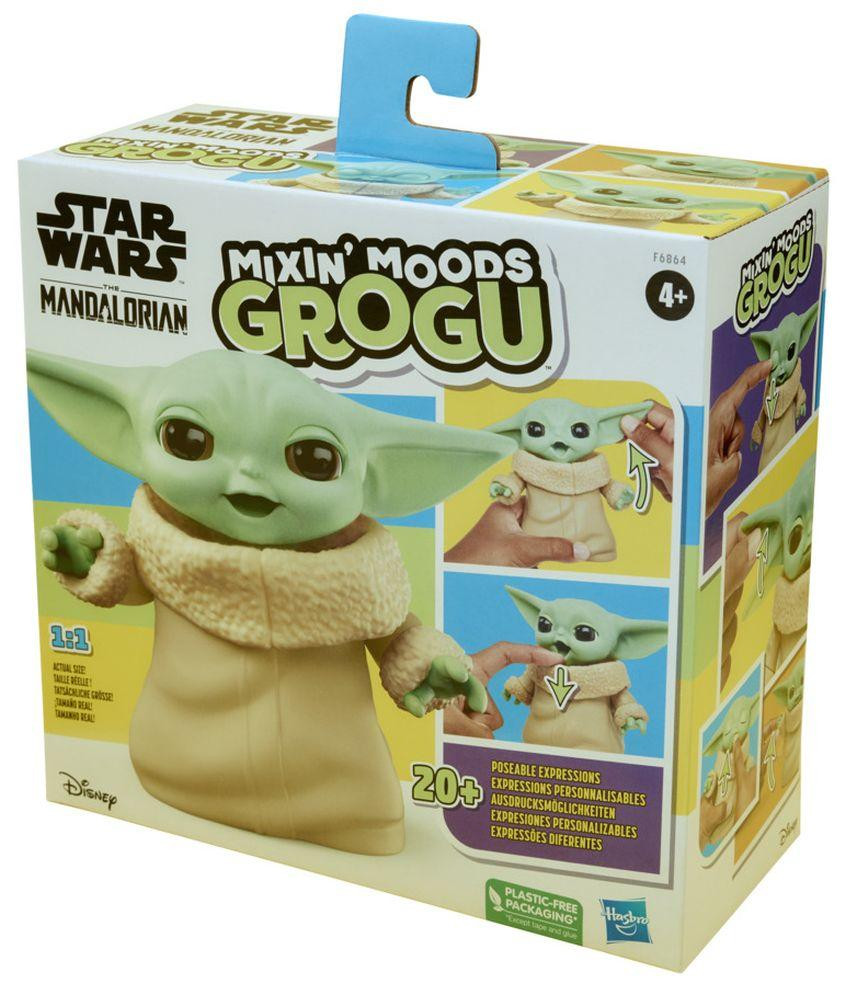 Hasbro Star Wars The Mandalorian Mixin' Moods Grogu, beige