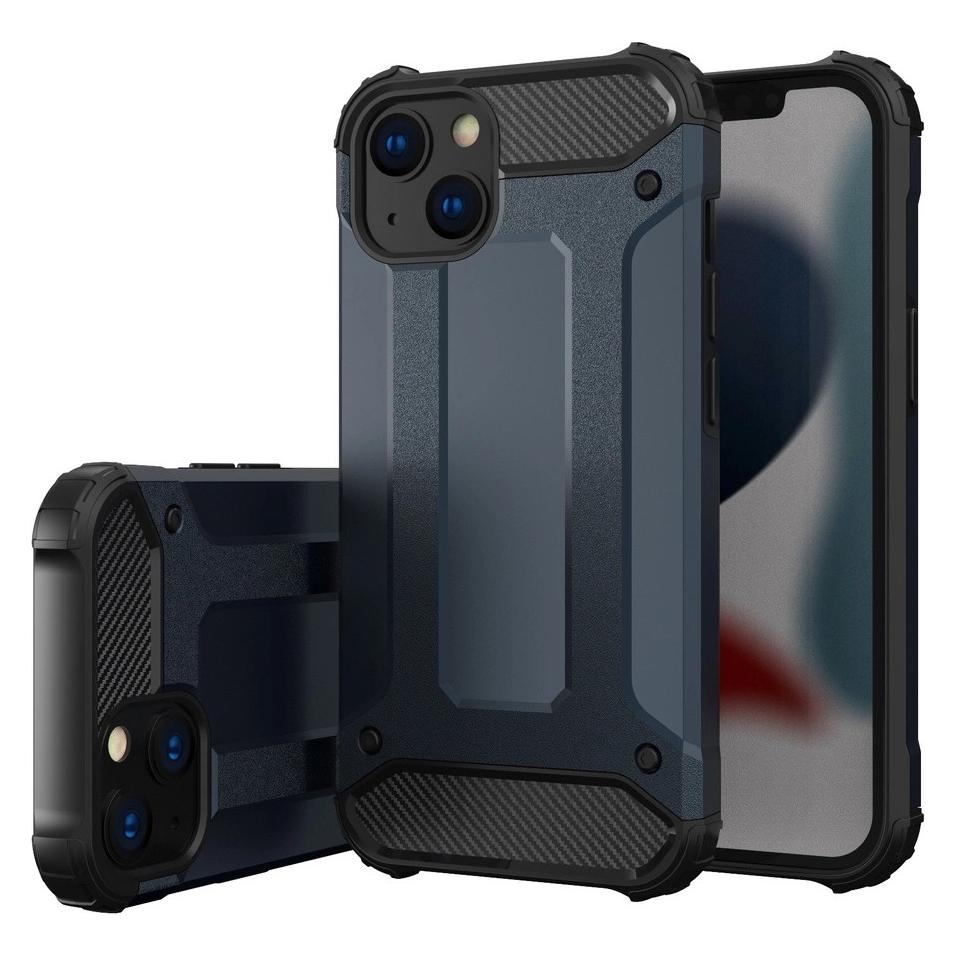 Hurtel Hybrid Armor Hülle für iPhone 14 Plus gepanzerte Hybridhülle blau (Apple iPhone 14 Plus) (1404978613)