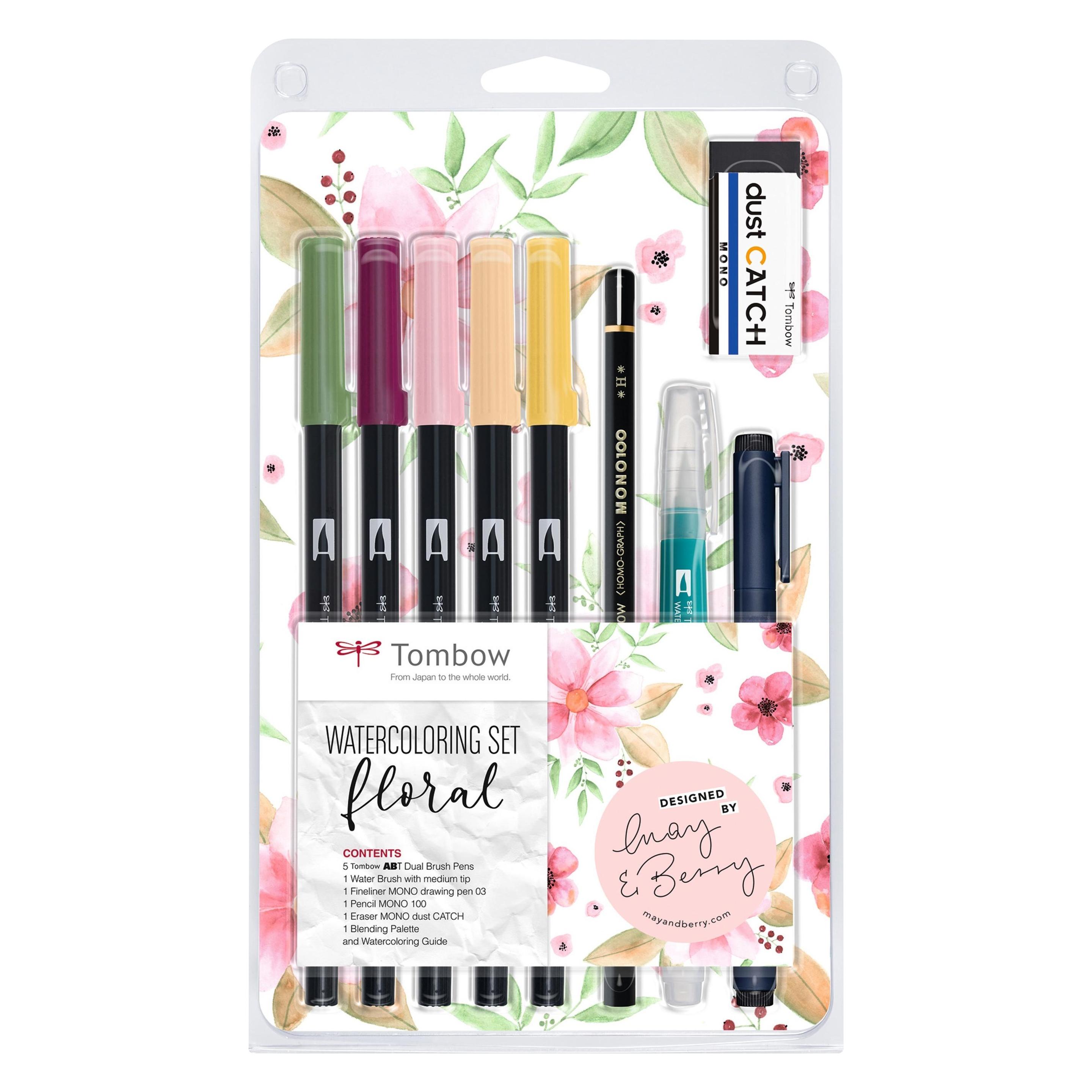 Tombow Watercoloring-Set Floral (9x) (272472206)