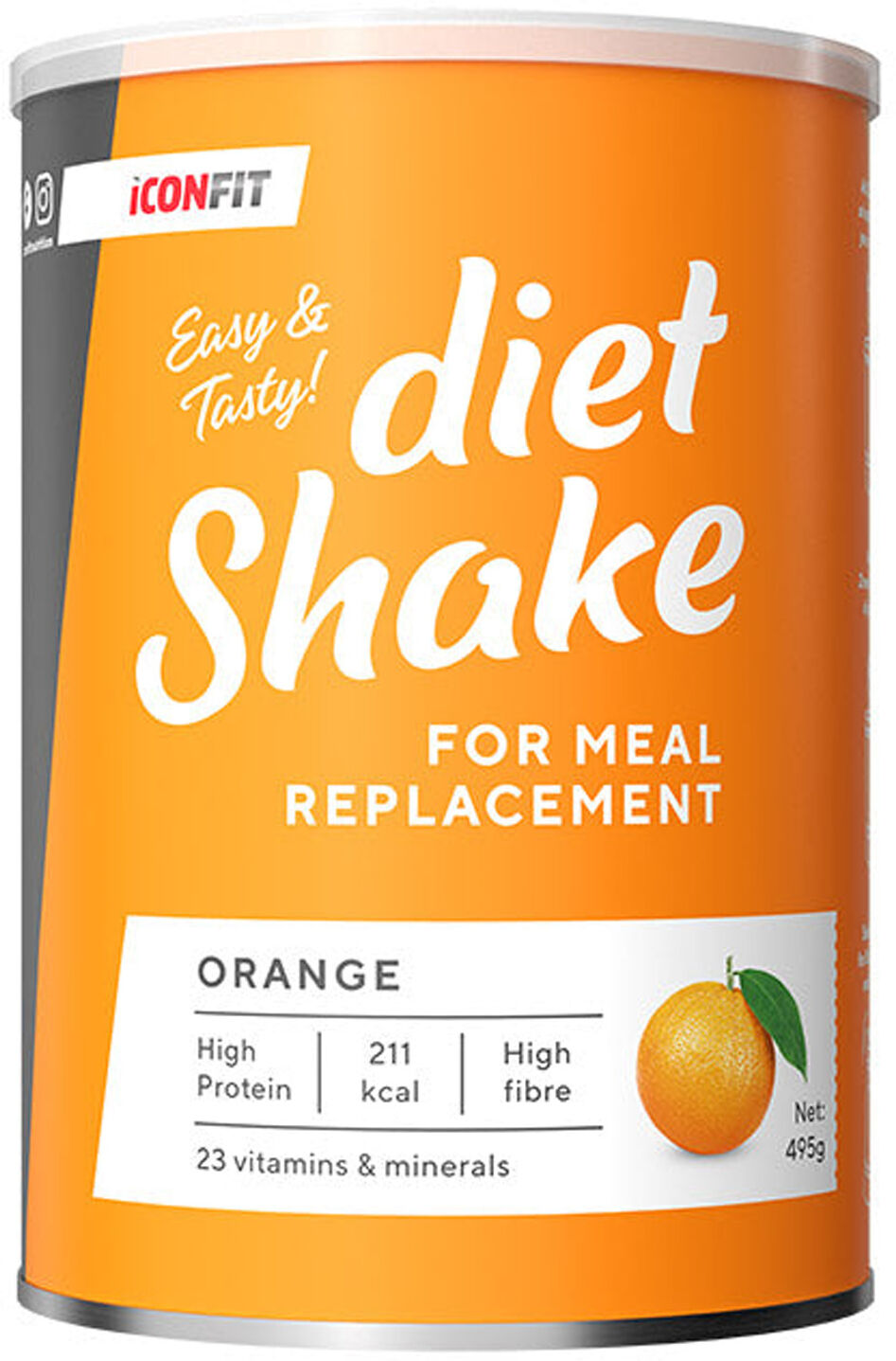 ICONFIT Diet Shake Orange 495g