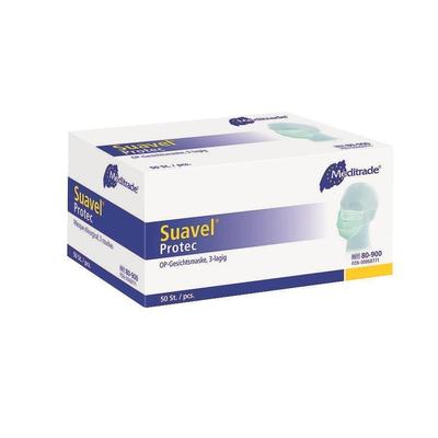 Meditrade 900 Suavel Protec Schutzmasken - grün - Typ II - 3-lagig - Mundschutz