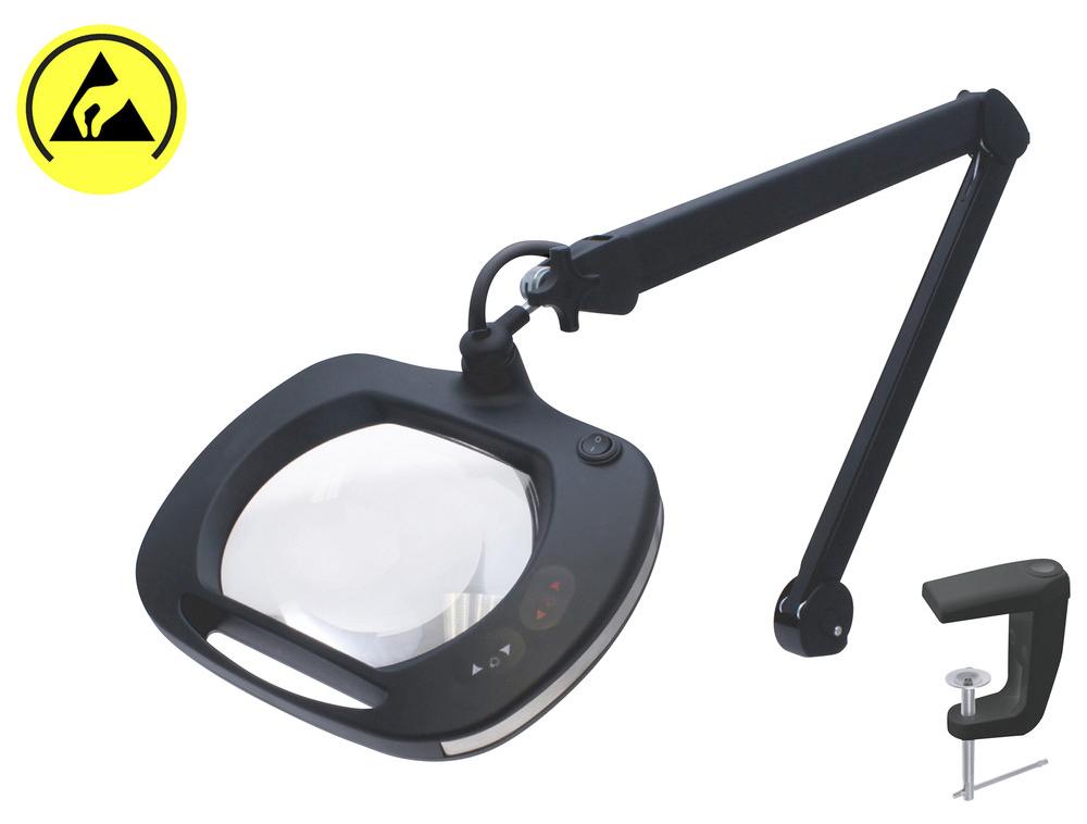 WETEC Lupenleuchte LED, ESD LE-WWE5D (LED Vergrößerungs-LED-Lampe)
