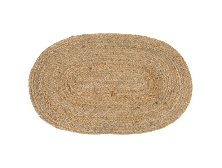 Türvorlage Runavo nature Jute Oval B 50 cm - Türvorlage