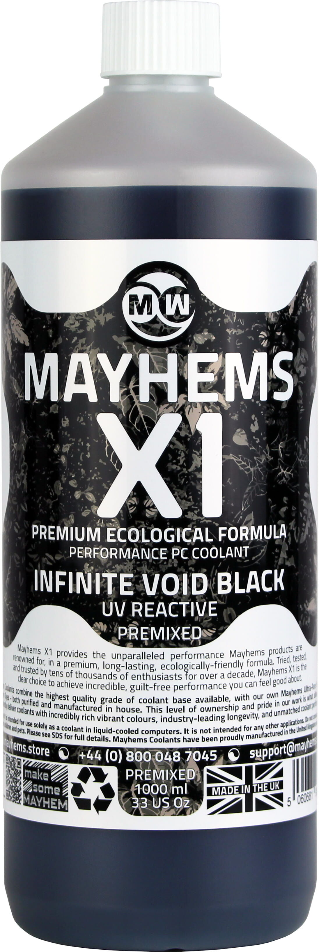 Mayhems Pre-Mix X1 Black Infinite Void 1000ml