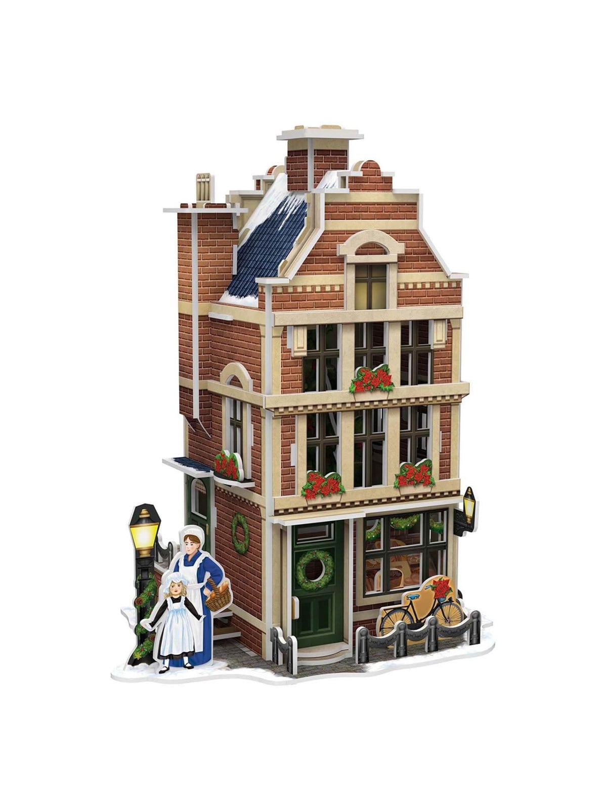 Cubic Fun 3D Puzzle Dutch Bakery with LED Lighting 3D Puzzle