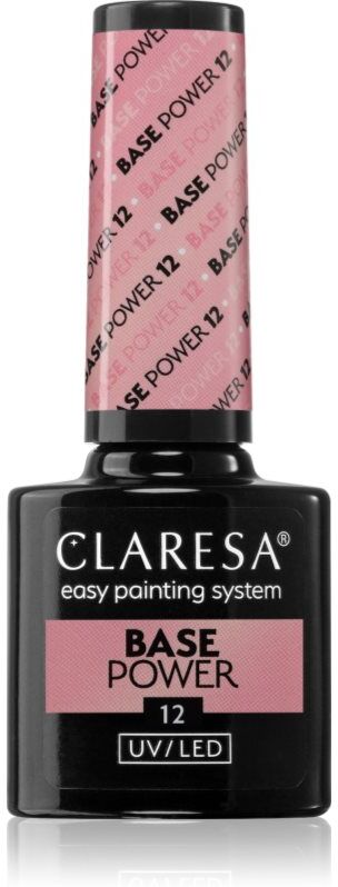 Claresa UV/LED Base Power base coat gel for gel nails shade 12 5 g