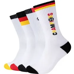 CAMANO Tennissocken comfort Soccer, Größe 43/46 in Schwarz Schwarz