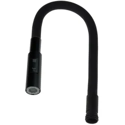 Neuesbad Flexibler Auslauf mit Brause für NB1DEBOCN74M1 Armaturen, Schwarz NB1DEABAN74W1
