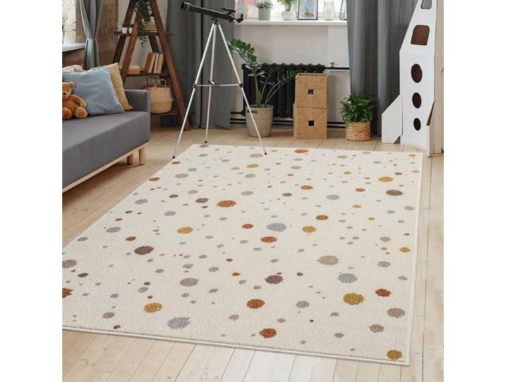 Tapis Enfant - THE CARPET - Beat Kids - Moderne et Doux - Crème - 160 x 220 cm