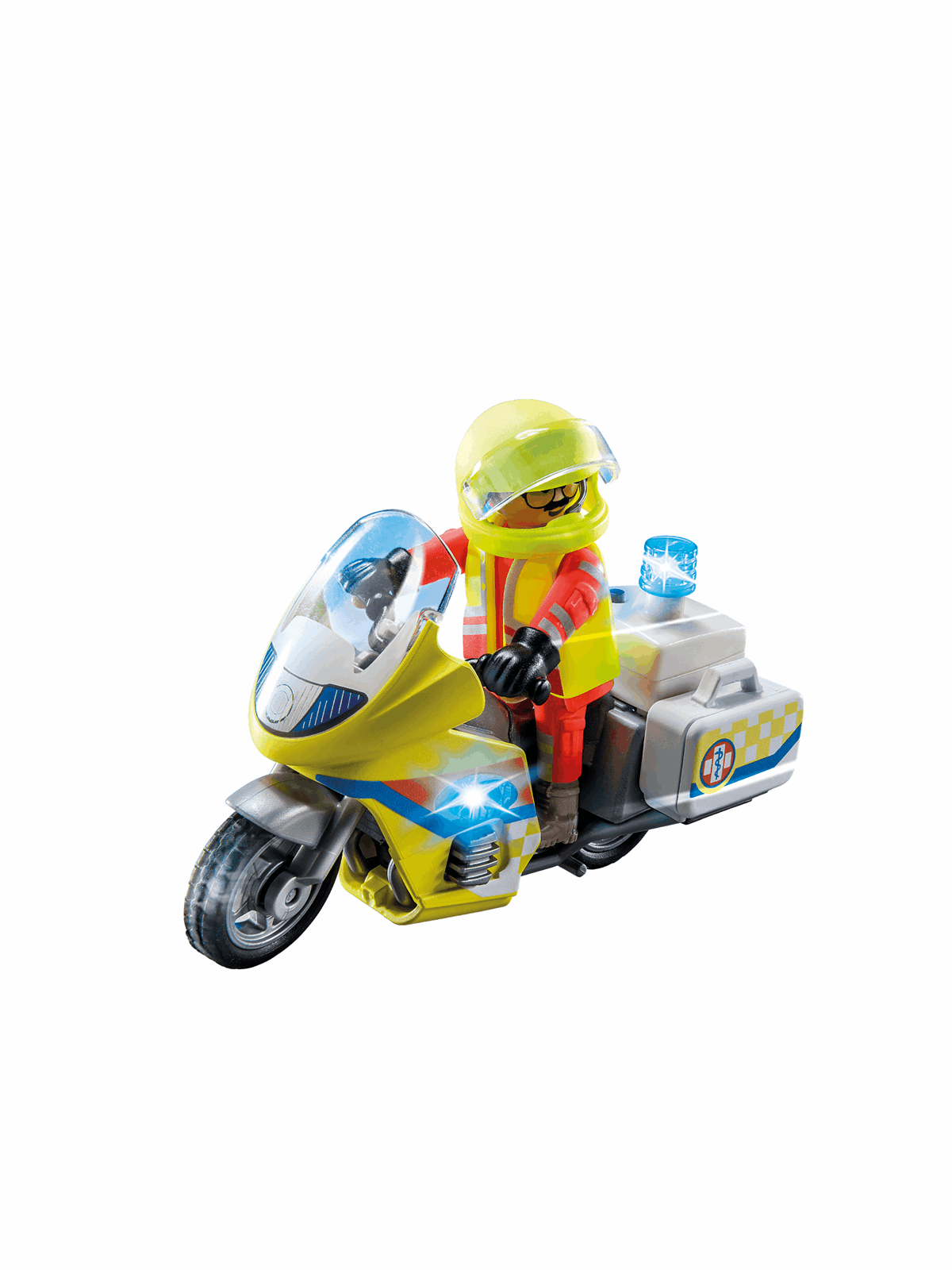 Playmobil Notarzt-Motorrad mit Blinklicht