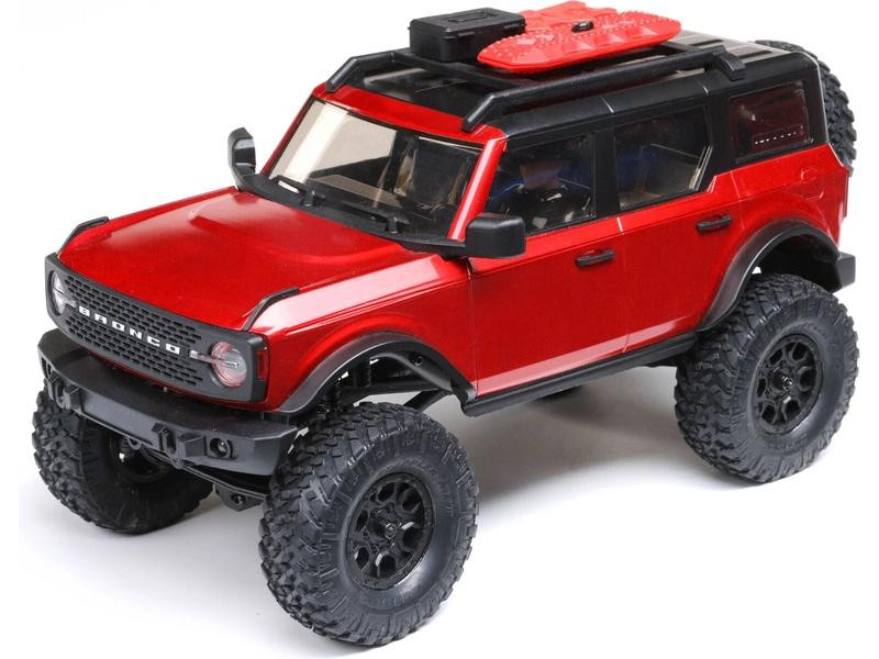 Axial SCX24 Ford Bronco 2021 RC Auto, Schaal 1:24, 4WD, Rood