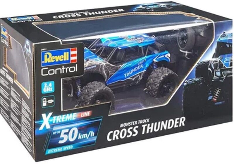 Voiture RC X-TREME Monster Truck "Cross Thunder" 1/18ème - Revell