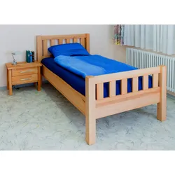 Vaja Möbel Komfortbett Ben Kernbuche geölt 100x200 cm