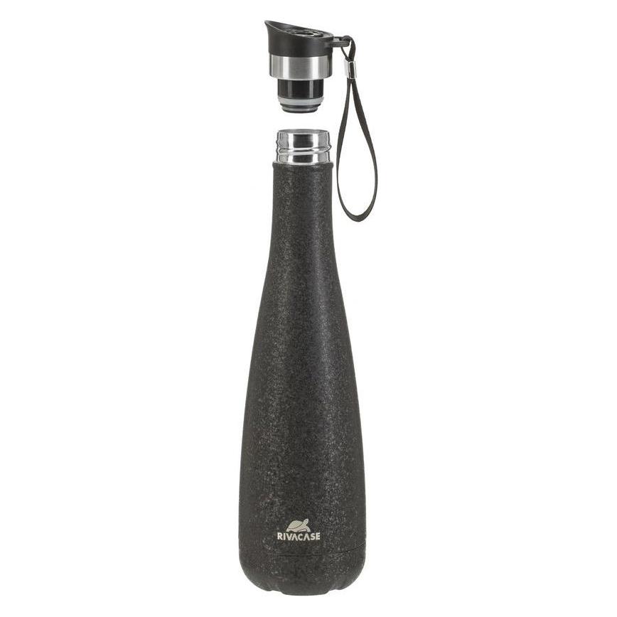 Rivacase Riva Case Riva Thermoskanne 500ml schwarz (90361BKC BLACK VACUUM FLASK) (0.50 l) (90361BKC BLACK VACUUM FLASK)