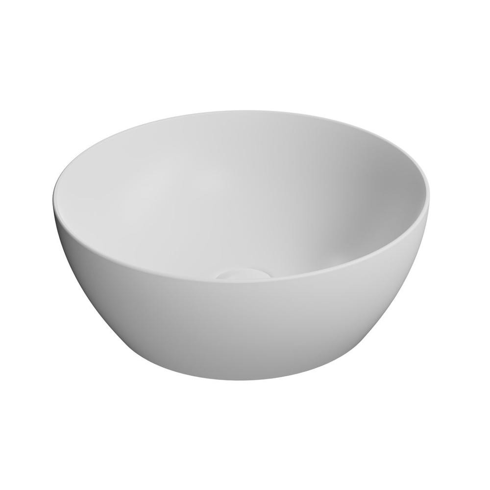 HAK countertop PURA wastafelblad, mat wit, diameter: 42 cm