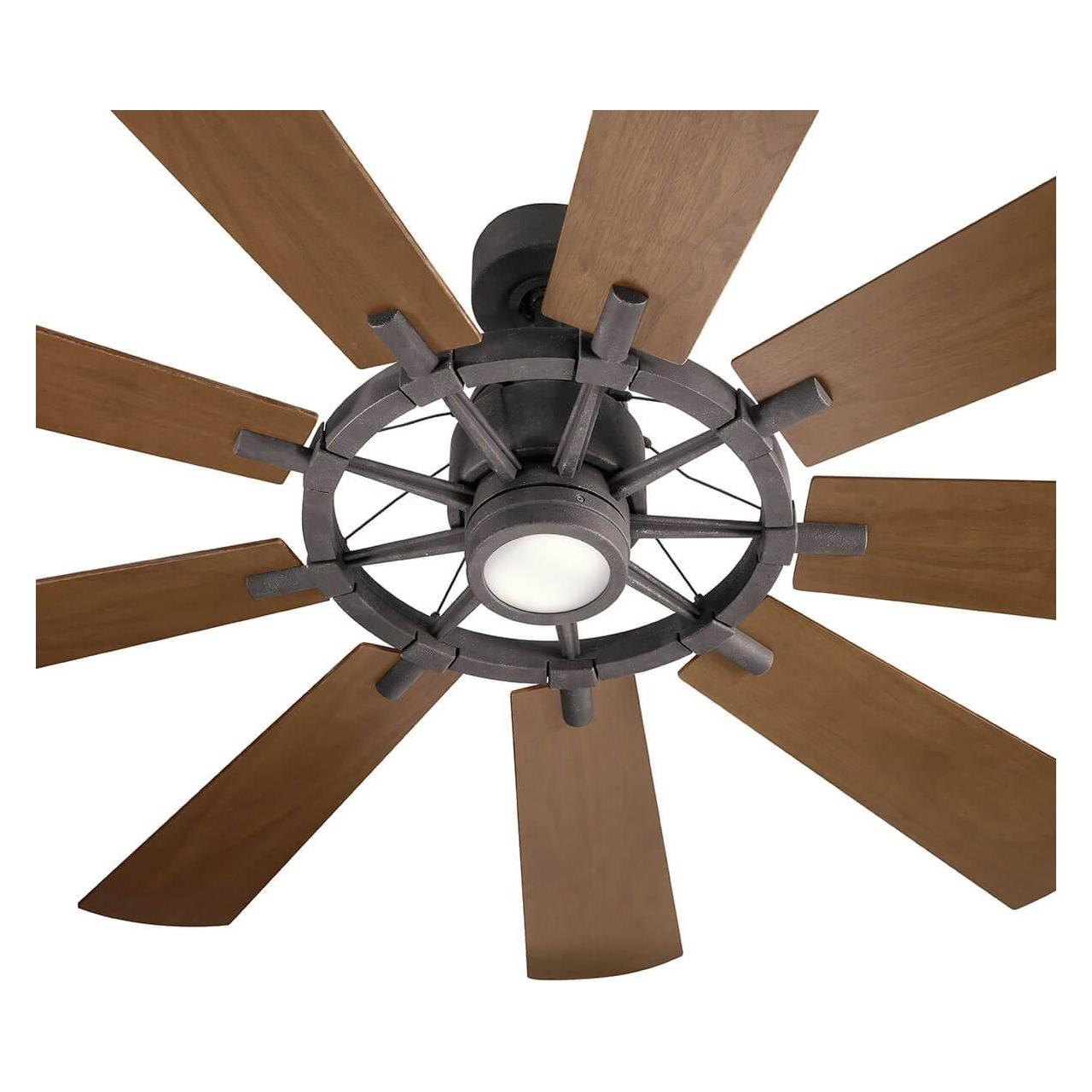 Elstead Lighting Gentry leiser Deckenventilator mit LED Licht Ø165cm DC-Motor Holz + Fernbedienung (32836460)