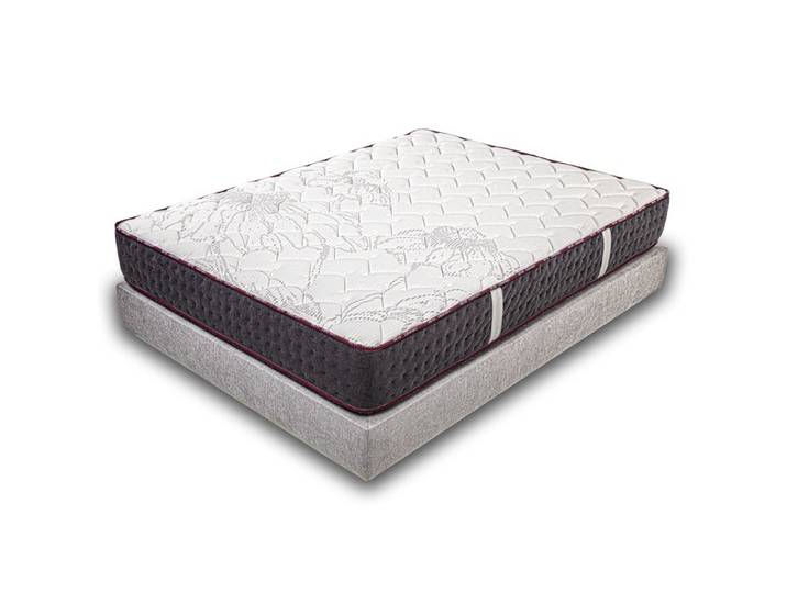 Matelas 140x190 cm Goldplus 24cm mousse mémoire de forme ergonomique indépendance du couchage face été/hiver