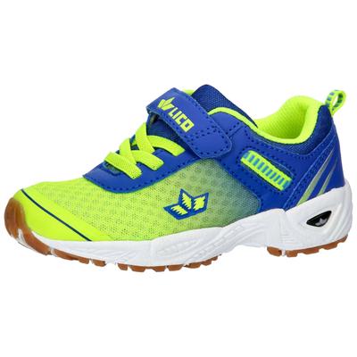 Hallenschuh LICO "Sportschuh Barney VS", Mädchen, Gr. 36, Textil, gelb, Synthetik, Schuhe Hallenschuh