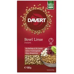 Davert Bowl Linse Instant bio