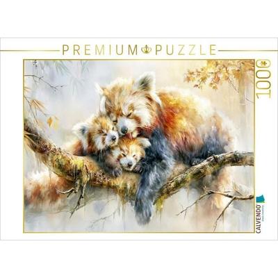 CALVENDO Puzzle Auch Panda-Mamas lieben den Mittagsschlaf | 1000 Teile Lege-Größe 64x48cm Foto-Puzzle für glückliche Stunden, von , Calvendo Puzzle