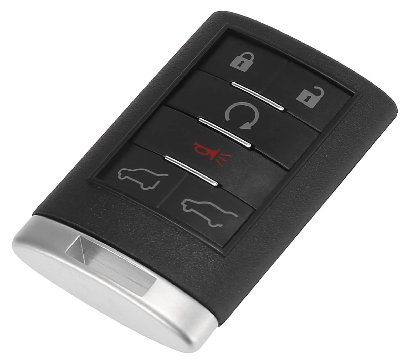 Dripio Afstandsbedieningsbehuizing met 6 knoppen voor Cadillac Escalade 2007-2014, zwart