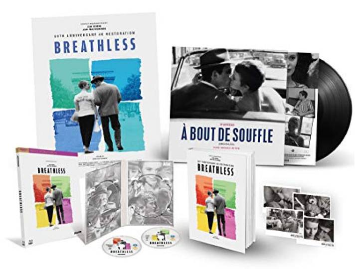 ? bout de souffle (BOX) [Blu-Ray]+[Winyl]+[KSIĂÄšĹĽKA]+[PLAKAT] [Region Free] (IMPORT) (No Dutch version)
