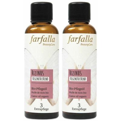 Farfalla Bio-Pflegeöl Rizinus regenerierend 75 ml x2 2x75 Öl