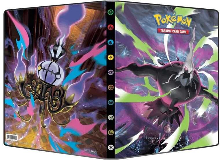 Ultra PRO 9-Pocket Pokémon Trading Card Portfolio, Mega Darkrai and Mega Chandelure Design, Archival-Safe Storage
