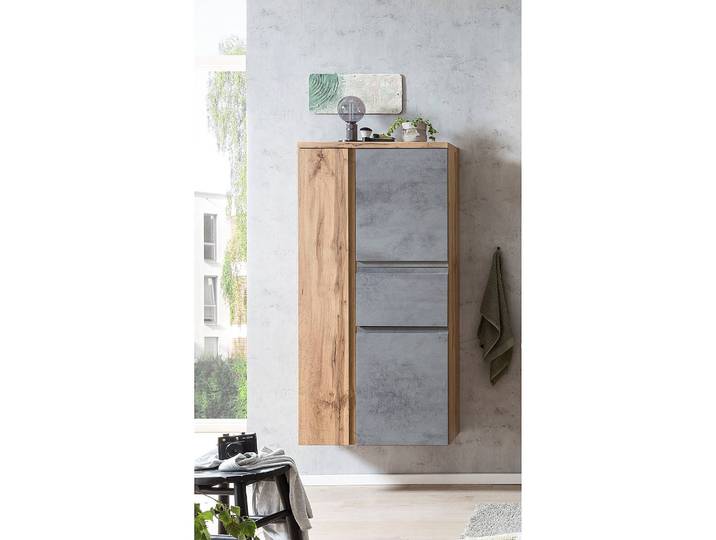 Armoire midi I 65cm Gris/Imitation béton
