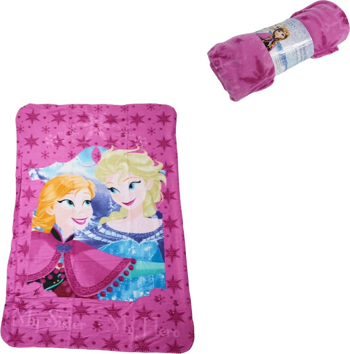 Disney Frozen Fleece Deken - Roze - 150 x 100 cm