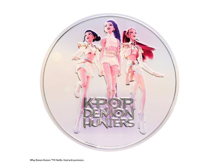 Poster en aluminium embossé - Pochette d'album Huntr/x - KPop Demon Hunters