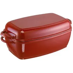 Schulte-Ufer Multi-Bräter Rustika rot 32cm, Pfanne + Kochtopf, Rot