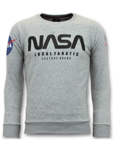 Local Fanatic Sweater nasa american flag