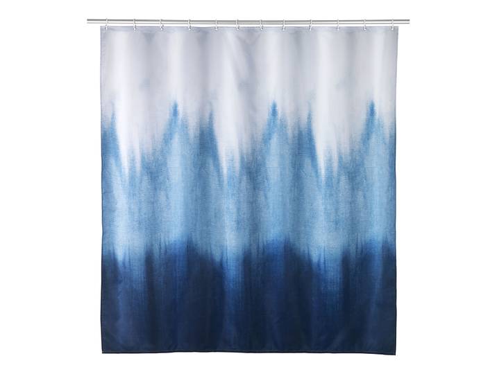 Rideau de douche Alara Polyester Multicolore/Blanc/Bleu 180 x 200 x 0cm