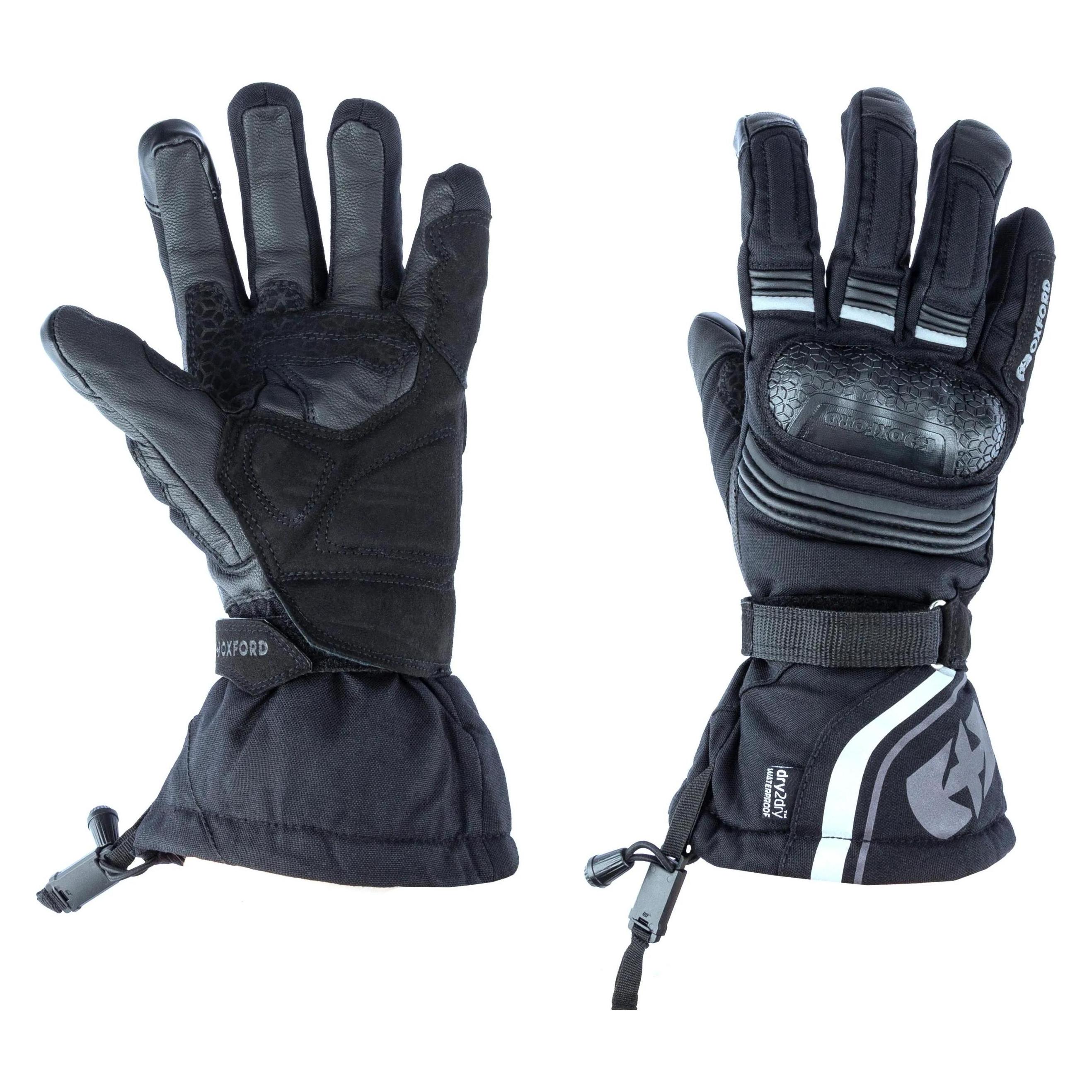 Oxford Montreal 4.0 MS Dry2Dry Glove Stealth Black 2XL (Stealth Black - S) (Herren, XXL) (GM201101S)