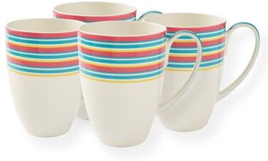 Spode Set of 4 Kit Kemp Calypso Stripe Mugs