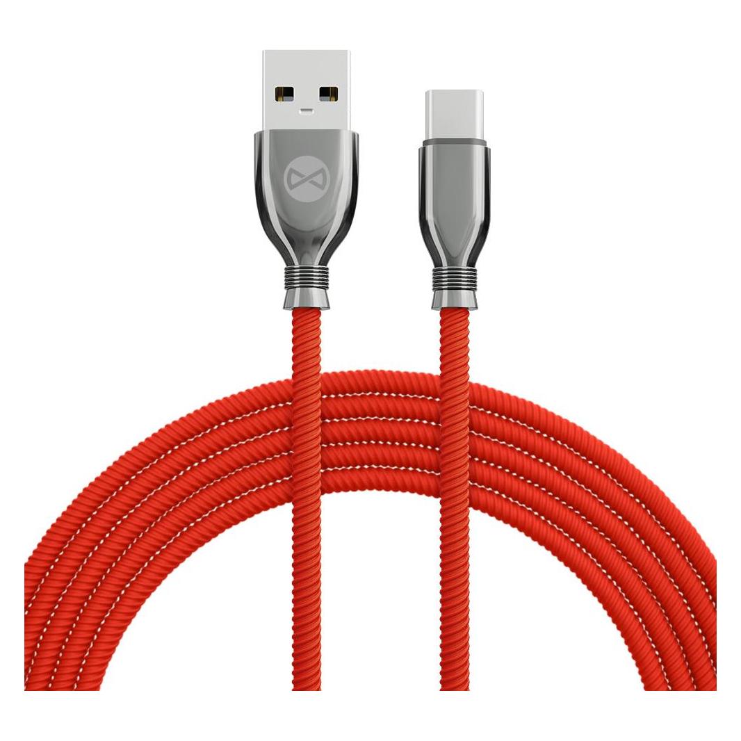 Forever Tornado Kabel USB - USB-C 1,0 m 3A rot (1 m, USB 3.2 Gen 1, 60 W) (33464918)
