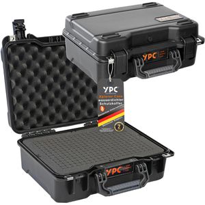 YPC Transportkoffer Xplorer Case M, abschließbar, Kunststoff, mit Schaumstoff, wasserdicht (IP67), 40,3 x 16,5 x 33cm