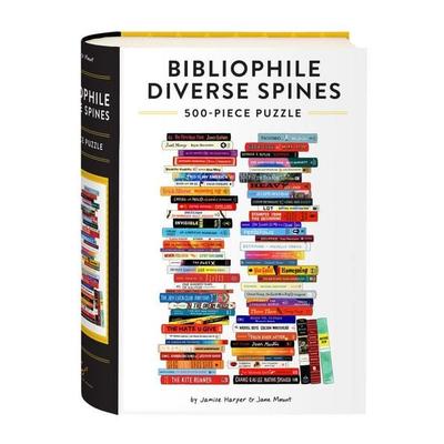 Bibliophile Diverse Spines 500-Piece Puzzle, von Jamise Harper,Jane Mount, Abrams & Chronicle, 978-1-79721-988-2