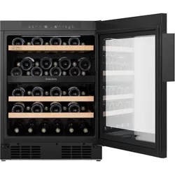 Hisense RW3N122GSLF, Weinkühlschrank Freistehend, Schwarz