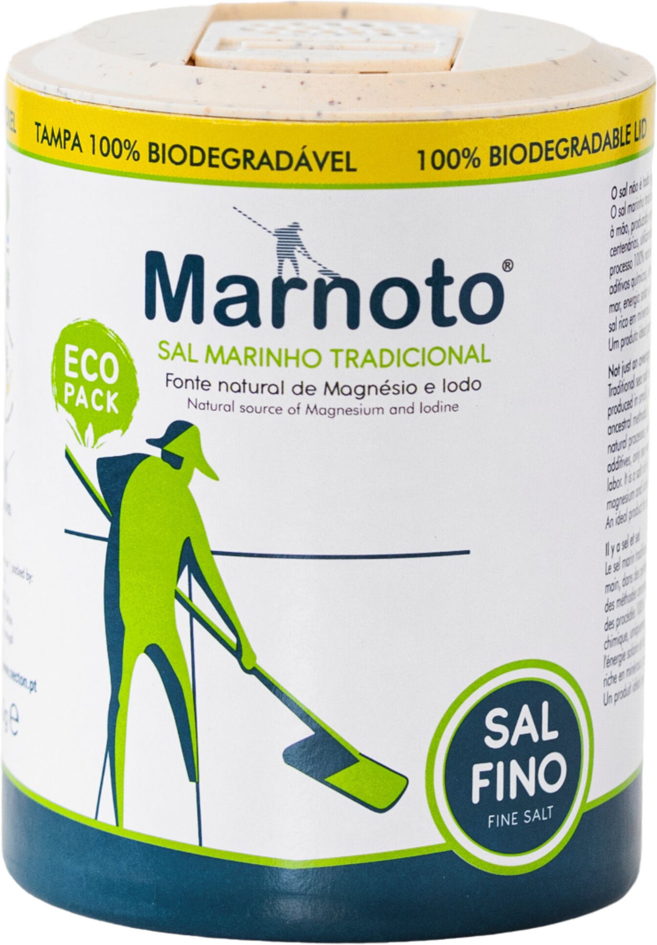 Necton S.A. Marnoto Sal Marinho Tradicional Fino  - 200g Streuer aus Portugal