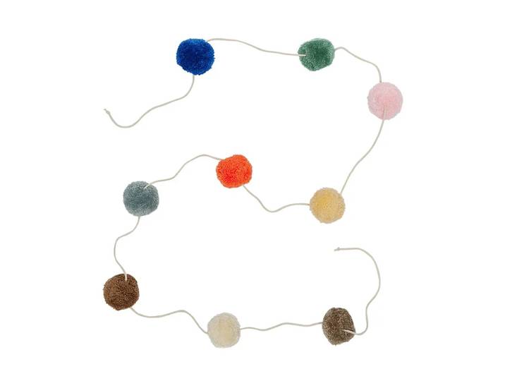 OYOY Pom Pom slinger 300 cm Multi
