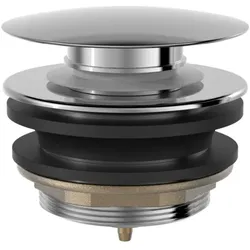 Tres Click clack Ablaufventil für Wanne Click clack Funktion Stöpsel: Ø 70 mm, 13474010 13474010