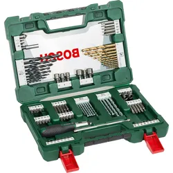 Bosch V-Line Box, Bohrer- und Bit-Set, 91-teilig, Ratschen-Schraubendreher, Magnetstab - 2607017311